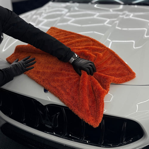 1600GSM Korean Microfiber Drying Towel Double-Sided – Ultra Absorbent Car Drying Cloth, Scratch-Free Auto Detailing Towel