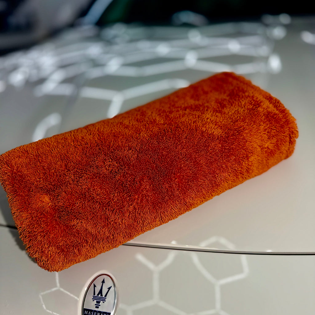 1600GSM Korean Microfiber Drying Towel Double-Sided – Ultra Absorbent Car Drying Cloth, Scratch-Free Auto Detailing Towel