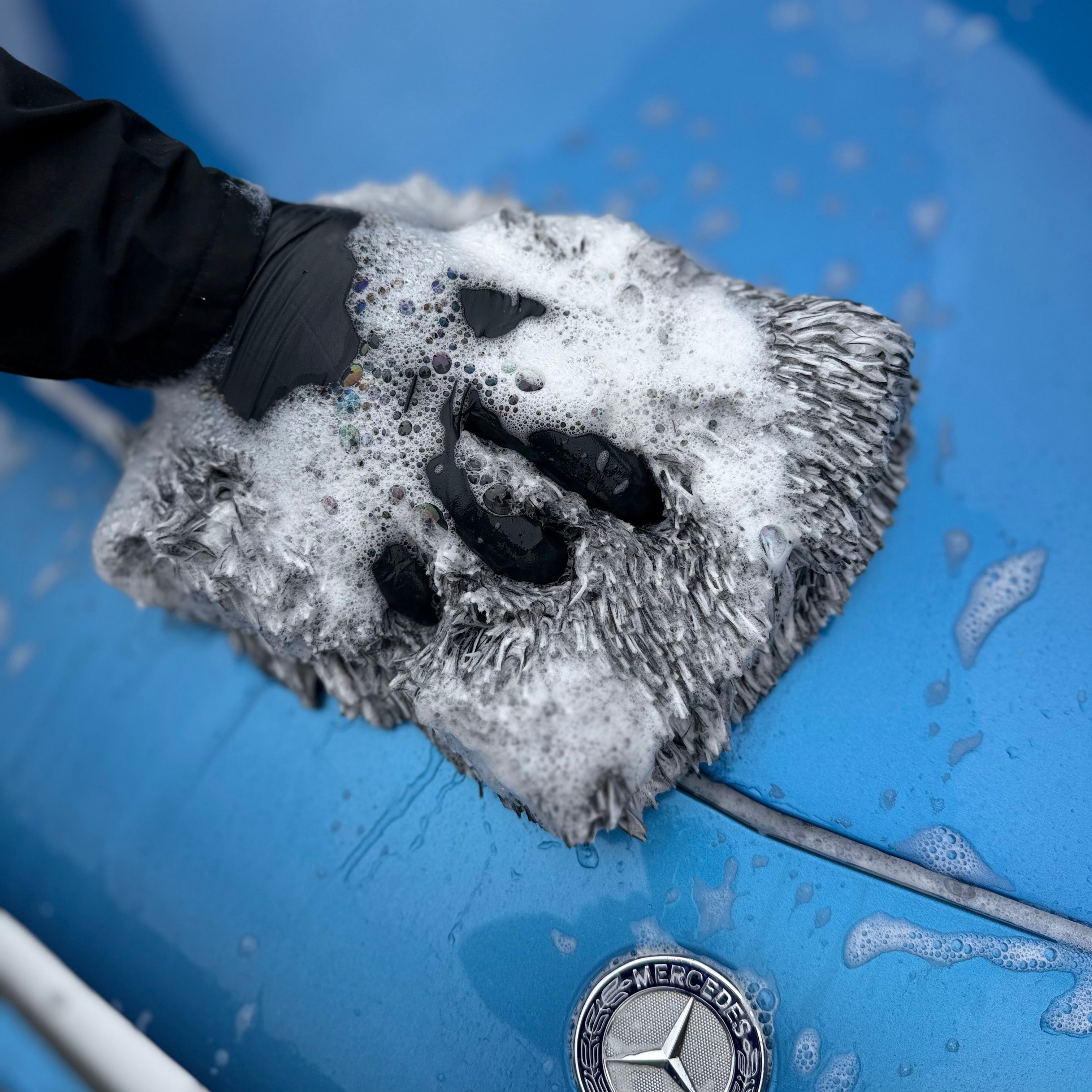 The Slider Wash Pad – Microfiber Car Wash Pad, Scratch-Free Car Cleaning Pad for Auto Detailing